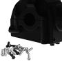 lahomia RC Metal Gearbox Housing Cover for WLTOYS 144001 1/14 RC Car Buggy Accs - Black
