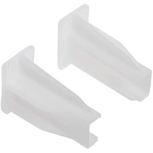 Prime-Line R 7227 Rear Drawer Track Socket, Nylon, White Prime-Line R 7227 Rear Drawer Track Socket, Nylon, White
