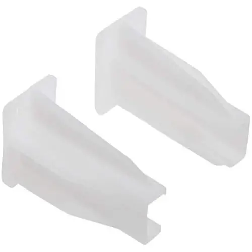 Prime-Line R 7227 Rear Drawer Track Socket, Nylon, White