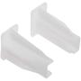Prime-Line R 7227 Rear Drawer Track Socket, Nylon, White Prime-Line R 7227 Rear Drawer Track Socket, Nylon, White