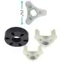 Heavy Duty 285753A Metal Motor Coupling Kit for Whirlpool & Kenmore Washers - Replaces Part Numbers: AP3963893,PS1485646,1195967,285753AVP,21003,280152,285140,285743