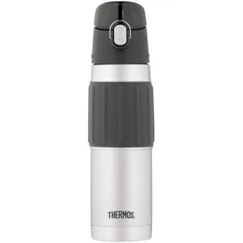 Thermos Vacuum Insulated 18 Ounce Stainless Steel Hydration Bottle, Stainless Steel
