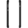 Ghostek Atomic Slim Galaxy S10 Clear Case with Space Metal Bumper Super Heavy Duty Protection Military Grade Shockproof Design and Wireless Charging Compatible for 2019 Galaxy S10 (6.1 Inch) - (Black)