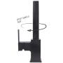 Pfister LG534-LPMB Arkitek Kitchen Faucet With Pull-Out Sprayhead, 1/2 Inches, Matte Black
