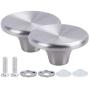 Dutch Oven Knob, Stainless Steel Pot Lid replacement Knob for Le Creuset,Aldi,Lodge-2 Pack Dutch Oven Knob, Stainless Steel Pot Lid replacement Knob for Le Creuset,Aldi,Lodge-2 Pack