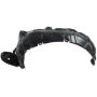 Parts N Go Prius Front Fender Liner Left Driver Side LH Splash Guard 2010-2015 - TO1248158, 53876-47030, 53876-47070