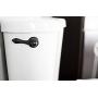 Toilet Handle Replacement Flush Lever - by LDR Global, Repair Replace Tank Flusher Handles with Matching Bath Decor Parts, Universal Mount Fits Front Side and Angle Mounts, Oil Rubbed Bronze Levers