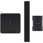 Headphone Stand Headset Holder New Bee Earphone Stand with Aluminum Supporting Bar Flexible Headrest ABS Solid Base for All Headphones Size (Black)