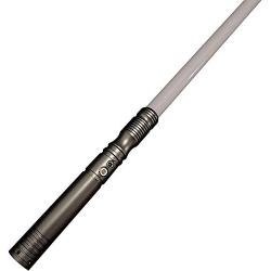 Duel Light Saber - RGB Multiple Colors Metal Hilt Force FX Lightsaber with 6 Sound Fonts, LED Rechargeable Light Sabers for Adults and Kids (Gun)