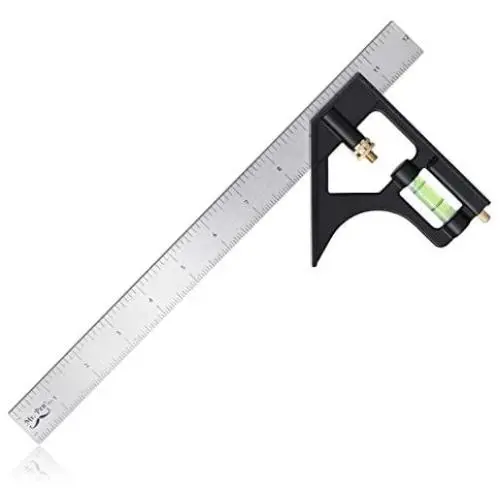 Mr. Pen- Combination Square, 12'' Combo Square, Carpentry Tools, Carpenter Square, Woodworking Tools, Metal Ruler, Framing Square, T Square, T Ruler, Combination Square Set, Square Tool, Metal Square Mr. Pen- Combination Square, 12'' Combo Square, Carpentry Tools, Carpenter Square, Woodworking Tools, Metal Ruler, Framing Square, T Square, T Ruler, Combination Square Set, Square Tool, Metal Square
