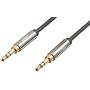 Amazon Basics 3.5 mm Male to Male Stereo Audio Aux Cable, 4 Feet, 1.2 Meters, 2-Pack
