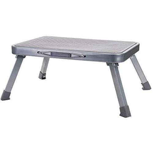 X-14 Step Stool with Non Skid Platform for Kids Adults,Metal Folding Built-in Handle Footstool for Home Kitchen Bathroom RV,Max Load 330 lbs