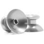 TOMSIN Metal Thumbsticks for Xbox One/ PS4 Controllers, Aluminum Analog Grip Replacement Parts for Xbox One S (2 Pcs) (Silver)
