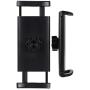 Spessn Tablet/Phone Clip, Replacement Floor Stand Swivel 360° Rotating Tablet Holder Fit for 4-13.5'' Phone / Tablets Clamp - Black