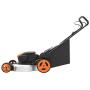 WORX WG751 40V Power Share 5.0 Ah 20'' Lawn Mower w/ Mulching and Side Discharge Capabilities (2x20V Batteries)