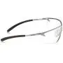 Bollé Safety 40073 Silium Safety Eyewear with Silver Metal + TPE Semi-Rimless Frame and Clear Lens Bollé Safety 40073 Silium Safety Eyewear with Silver Metal + TPE Semi-Rimless Frame and Clear Lens
