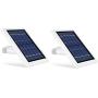 Wasserstein 2W 6V Solar Panel with 13.1ft/4m Cable Compatible with Arlo Ultra/Ultra 2, Arlo Pro 3/Pro 4, & Arlo Floodlight ONLY (2-Pack, White) (NOT Compatible with Arlo Essential Spotlight)