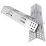 BBQration 2-Pack 14 3/8'' x 3 1/8'' Stainless Steel Heat Plate Replacements Parts for Backyard Grill BY14-101-001-03