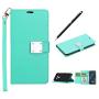 swp for LG Harmony 4 Case, LG Harmony 4 Wallet Case w/Wristlet Magnetic Metal Snap, Folio Flip Leather Cover w/Kickstand [6 Credit Card Slots], Protective Case w/Stylus Pen for K41 (Mint)