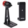 Ruittos Phone Holder for Tripod, Metal Cellphone Tripod Adapter 360 Degree Rotation Vertical Video Smartphone Bracket Clip Compatible with iPhone X XS XR 8 Samsung Galaxy S10 S9+ Huawei (Black C18)