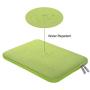 MOSISO Laptop Sleeve Only Compatible with MacBook 12 inch A1534 with Retina Display 2017/2016/2015 Release, Water Repellent Neoprene Bag with Small Case, Greenery