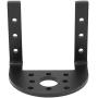logozoe U-Shaped RC Motor Mount, RC Car Motor Mount, Black Motor Mount Bracket, Metal Motor Mount Holder, for RC Car RC Boat