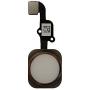 COHK Home Button Key Flex Cable Assembly with Rubber Ring Replacment Part Compatible with iPhone 6s and 6s Plus (Gold)