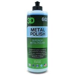 3D Metal Polish - Heavy Duty Multi-Purpose Metal Polish & Aluminum Restorer, Cleaner & Protectant of Dull, Oxidized & Tarnished Metal, Diamond Plates, Brass, Silver, Chrome, Gold, and Copper 16oz.