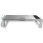 Aluminum Monitor Stand with Wireless Charing Pad and 4 USB 3.0 Ports,Support Transfer Data and Charging,Keyboard and Mouse Storage Desk Organizer up to 27inch for Computer MacBook PC (Silver) Aluminum Monitor Stand with Wireless Charing Pad and 4 USB 3.0 Ports,Support Transfer Data and Charging,Keyboard and Mouse Storage Desk Organizer up to 27inch for Computer MacBook PC (Silver)