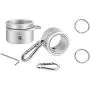 Smirdx 2 Pcs Aluminum Flag Pole Rings Set with 2 Carabiners and 2 Rings, 360° Rotating Flagpole Ring with Installation Tool, Anti Wrap Flagpole Ring Clips Flag Parts Kit for 0.75“-1.02” Diameter Pole Smirdx 2 Pcs Aluminum Flag Pole Rings Set with 2 Carabiners and 2 Rings, 360° Rotating Flagpole Ring with Installation Tool, Anti Wrap Flagpole Ring Clips Flag Parts Kit for 0.75“-1.02” Diameter Pole