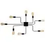 mirrea Modern Industrial Semi-Flush Mount Metal Ceiling Lighting for Rectangular Room 8 Lights (Black Painted) mirrea Modern Industrial Semi-Flush Mount Metal Ceiling Lighting for Rectangular Room 8 Lights (Black Painted)