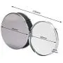 Zhi Jin 1Pc Portable Folding Magnifier Pocket Loupe Metal Reading Magnifying Glass Lens 10X 60mm for Inspection Science Office Travel Map Zhi Jin 1Pc Portable Folding Magnifier Pocket Loupe Metal Reading Magnifying Glass Lens 10X 60mm for Inspection Science Office Travel Map