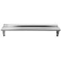 Stainless Steel Shelf 12 x 48 Inches, 280 lb, Commercial NSF Wall Mount Floating Shelving for Restaurant, Kitchen, Home and Hotel