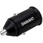 Car Charger, DAMAVO Mini 4.8 A Metal Dual USB Car Charger, Power Drive 2 Alloy Flush Fit Car Adapter with Blue LED 2 Port Charging Compatible with iPhone XR/Xs/Max/X, iPad Pro/Mini, Galaxy, LG (1 PCS)