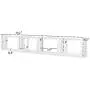 YOU HAVE SPACE Wall Mount Media Storage Rack Cd DVD Organizer 34 Inch Metal Floating Shelf Set of 5 White YOU HAVE SPACE Wall Mount Media Storage Rack Cd DVD Organizer 34 Inch Metal Floating Shelf Set of 5 White