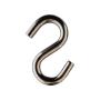 S Hook - Heavy Duty, Marine Grade 316 Stainless Steel 2.5'' Long, 5/16'', Extra Strong S Shaped Hook - Thick Metal Hook for Hanging and Utility Use (4)