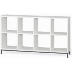 Better Homes and Gardens 8-Cube Organizer with Metal Base (White, 1)