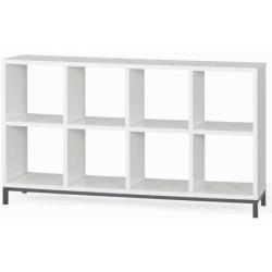 Better Homes and Gardens 8-Cube Organizer with Metal Base (White, 1)