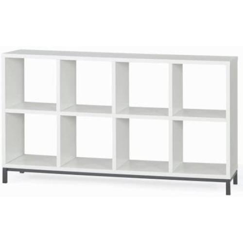 Better Homes and Gardens 8-Cube Organizer with Metal Base (White, 1)