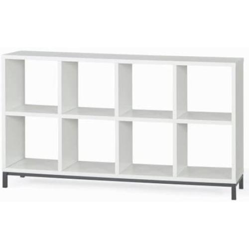 Better Homes and Gardens 8-Cube Organizer with Metal Base (White, 1)