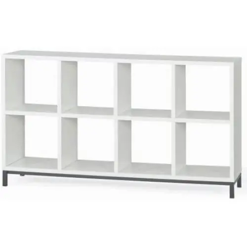 Better Homes and Gardens 8-Cube Organizer with Metal Base (White, 1)