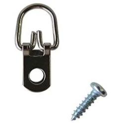 D Ring Picture Hangers with Screws - Pro Quality d-Rings - 100 Pack - Picture Hang Solutions