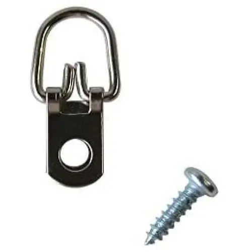 D Ring Picture Hangers with Screws - Pro Quality d-Rings - 100 Pack - Picture Hang Solutions D Ring Picture Hangers with Screws - Pro Quality d-Rings - 100 Pack - Picture Hang Solutions
