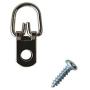 D Ring Picture Hangers with Screws - Pro Quality d-Rings - 100 Pack - Picture Hang Solutions