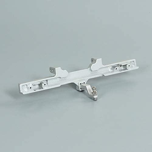 Aoile Metal Rear Bumper with Tow Hook for TRAXXAS TRX6 G63 6X6 RC Car Parts Accessories Silver