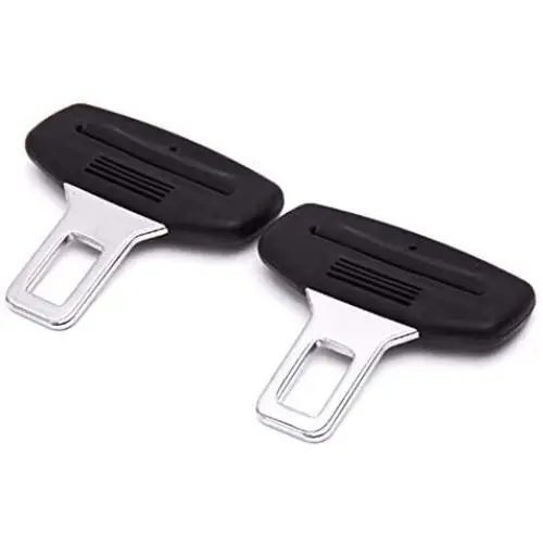 2-Pack Car Seat Belt Clip, Car Seat Belt Silencer Metal Tongue, Seat Safety Belt Buckle Auto Metal Seat, Universal for Most Vehicle-Black 2-Pack Car Seat Belt Clip, Car Seat Belt Silencer Metal Tongue, Seat Safety Belt Buckle Auto Metal Seat, Universal for Most Vehicle-Black