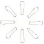 LASSUM 100 PCS Metal Snap Spring Clips Hooks 22 mm Purse Pulis Snap Clip Hobby ID Card Key Chain Parts LASSUM 100 PCS Metal Snap Spring Clips Hooks 22 mm Purse Pulis Snap Clip Hobby ID Card Key Chain Parts