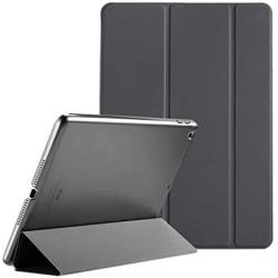 ProCase iPad 9.7 Case (Old Model) 2018 iPad 6th Generation / 2017 iPad 5th Generation Case - Ultra Slim Lightweight Stand Case with Translucent Frosted Back Smart Cover for iPad 9.7 Inch –Grey