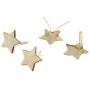 100 Pieces Star Head Metal Brad Paper Fastener Embellishments for Kids Cardmaking Scrapbooking Art Crafts 14mm Gold