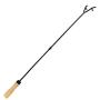 Sunnydaze Steel Fire Pit Poker Stick with Wood Handle - Outdoor Heavy Duty Metal Camping Fireplace Tool - Rustic Outside Campfire Accessory - 32 Inch Long